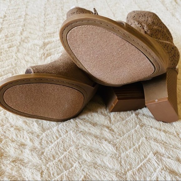 Francesca's | NWT Veruca Peep Toe Bootie - Picture 8 of 9